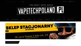 What Vapetechpoland.pl website looked like in 2019 (4 years ago)