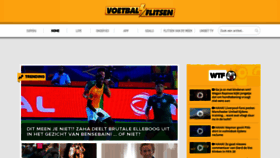 What Voetbalflitsen.be website looked like in 2019 (4 years ago)