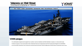 What Veteransonwallstreet.com website looked like in 2019 (4 years ago)