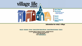 What Villagelife.org website looked like in 2019 (4 years ago)