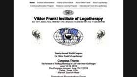 What Viktorfranklinstitute.org website looked like in 2019 (4 years ago)