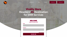 What Viralitystore.com website looked like in 2019 (4 years ago)