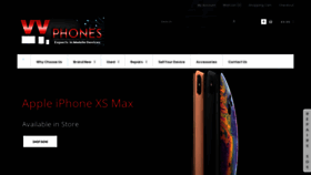 What Vvphones.com website looked like in 2019 (4 years ago)