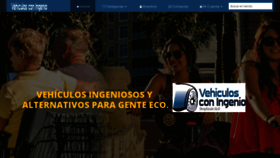 What Vehiculosconingenio.com website looked like in 2019 (4 years ago)