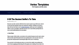 What Vertextemplates.com website looked like in 2019 (4 years ago)