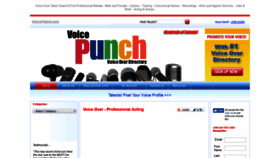 What Voicepunch.com website looked like in 2019 (4 years ago)