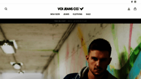 What Voijeans.co.uk website looked like in 2019 (4 years ago)