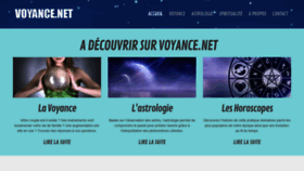 What Voyance.net website looked like in 2019 (4 years ago)
