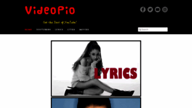 What Videopio.com website looked like in 2019 (4 years ago)