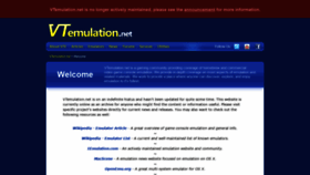 What Vtemulation.net website looked like in 2019 (4 years ago)