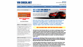 What Vin-check.net website looked like in 2019 (5 years ago)