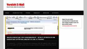 What Vorsicht-email.de website looked like in 2019 (4 years ago)