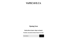 What Vapecave.ca website looked like in 2019 (4 years ago)