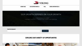 What Vikingcareers.com website looked like in 2019 (4 years ago)