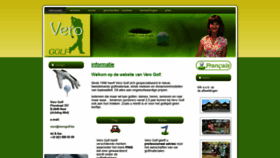 What Verogolf.be website looked like in 2019 (4 years ago)