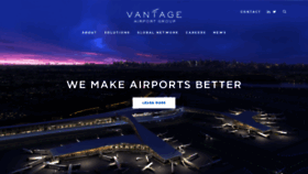 What Vantageairportgroup.com website looked like in 2019 (4 years ago)