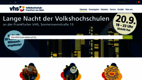 What Vhs.frankfurt.de website looked like in 2019 (4 years ago)