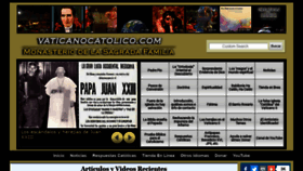 What Vaticanocatolico.com website looked like in 2019 (4 years ago)
