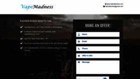 What Vapemadness.com website looked like in 2019 (4 years ago)