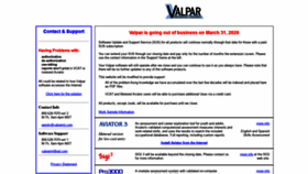 What Valparint.com website looked like in 2019 (4 years ago)