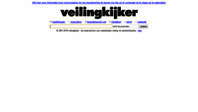 What Veilingkijker.nl website looked like in 2019 (4 years ago)