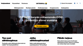 What Vattenfall.fi website looked like in 2019 (4 years ago)