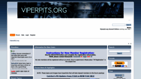 What Viperpits.org website looked like in 2019 (4 years ago)