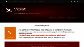 What Vigilat.mx website looked like in 2019 (4 years ago)