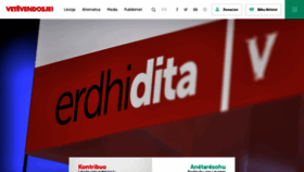 What Vetevendosje.org website looked like in 2019 (4 years ago)