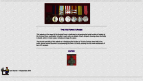 What Victoriacross.org.uk website looked like in 2019 (4 years ago)