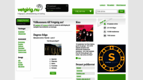 What Vetgirig.nu website looked like in 2019 (4 years ago)