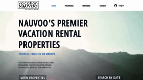 What Vacationnauvoo.com website looked like in 2019 (4 years ago)