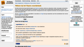 What Vlaamswoordenboek.be website looked like in 2019 (4 years ago)