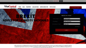 What Visacentral.co.uk website looked like in 2019 (4 years ago)