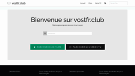 What Vostfr.club website looked like in 2019 (4 years ago)