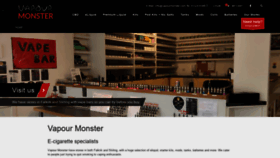 What Vapourmonster.com website looked like in 2019 (4 years ago)
