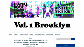 What Vol1brooklyn.com website looked like in 2019 (4 years ago)