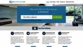 What Viewrenttoownhomes.com website looked like in 2019 (4 years ago)