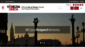 What Veneziaunica.it website looked like in 2019 (4 years ago)