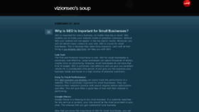 What Vizionseo.soup.io website looked like in 2019 (4 years ago)