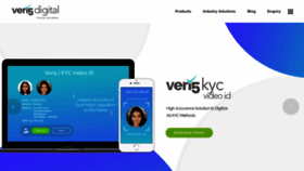 What Veri5digital.com website looked like in 2019 (4 years ago)