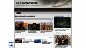 What Vashoroskop.com website looked like in 2019 (4 years ago)