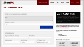 What Vu.fr website looked like in 2019 (4 years ago)