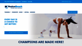What Venicebeach-fitness.de website looked like in 2019 (4 years ago)