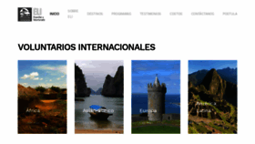 What Voluntariosinternacionales.org website looked like in 2019 (4 years ago)
