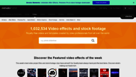 What Videohive.net website looked like in 2019 (4 years ago)