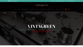 What Vintagreen.com website looked like in 2019 (4 years ago)