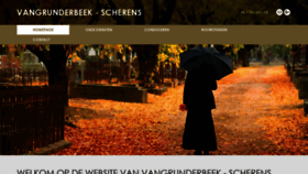 What Vangrunderbeek-scherens.be website looked like in 2019 (4 years ago)
