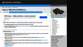 What Vsechny-autoskoly.cz website looked like in 2019 (4 years ago)