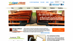 What Vieespoiretverite.org website looked like in 2019 (4 years ago)